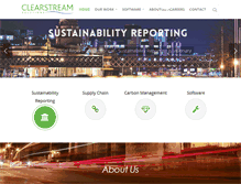 Tablet Screenshot of clearstreamsolutions.ie